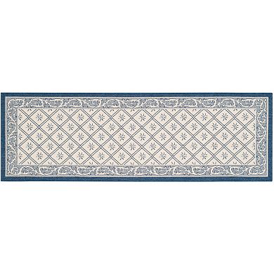 Safavieh Courtyard Scroll Border Indoor Outdoor Rug