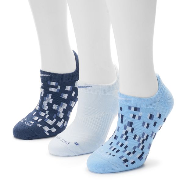 Women's Nike 3-pk. Geometric Dri-FIT No Show Socks