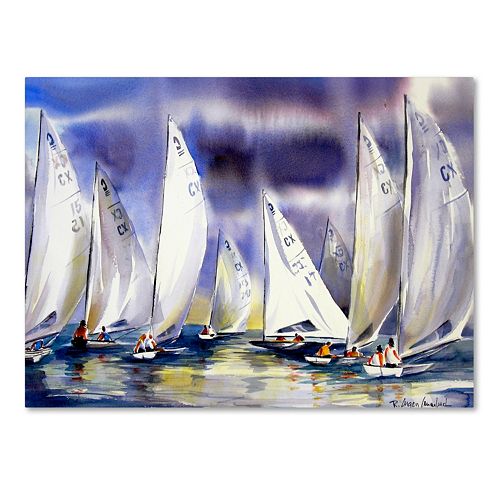 Trademark Fine Art Regatta Canvas Wall Art