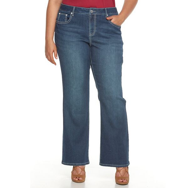 Plus Size Apt. 9® Embellished Bootcut Jeans