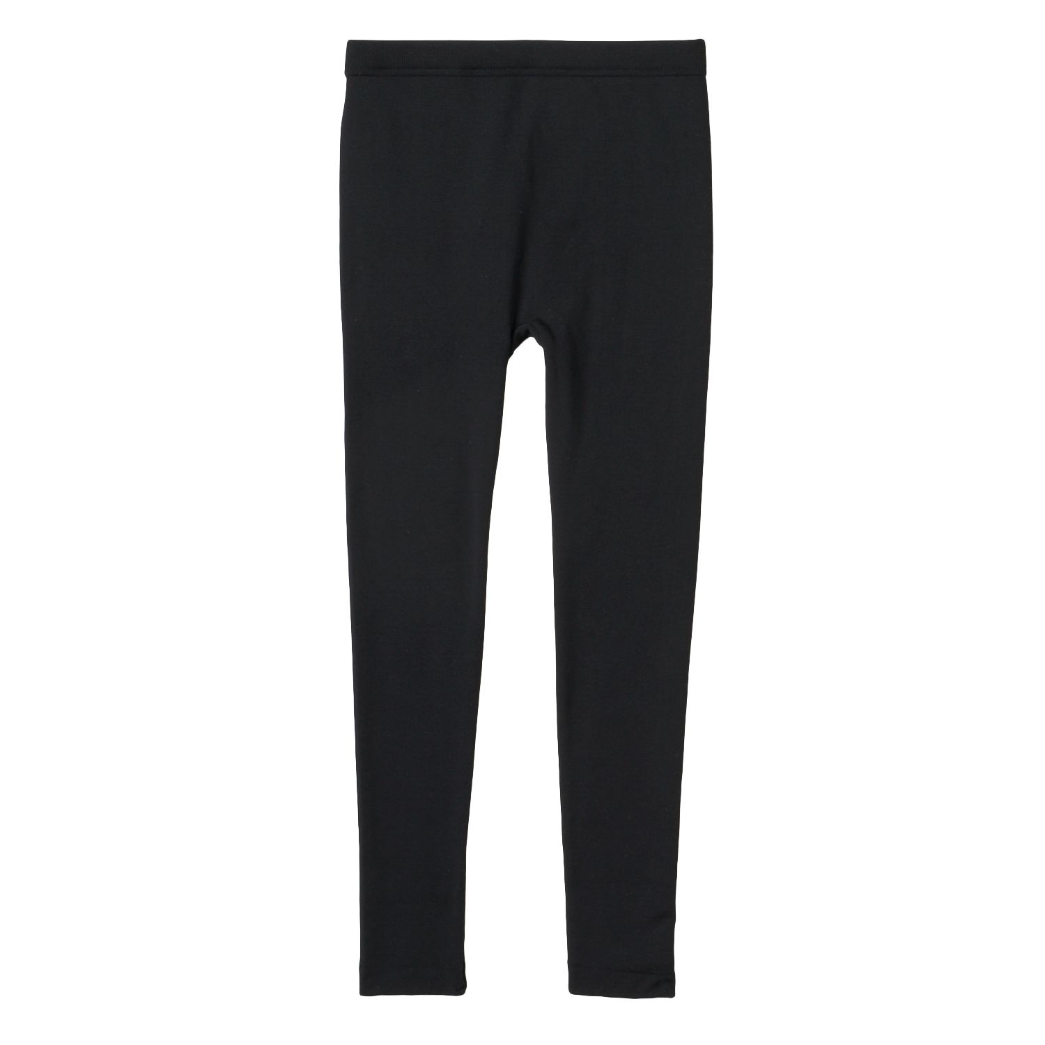 girls black fleece lined leggings