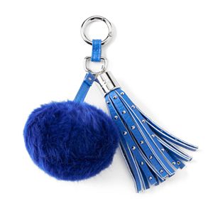 Juicy Couture Pom-Pom Stud Key Chain