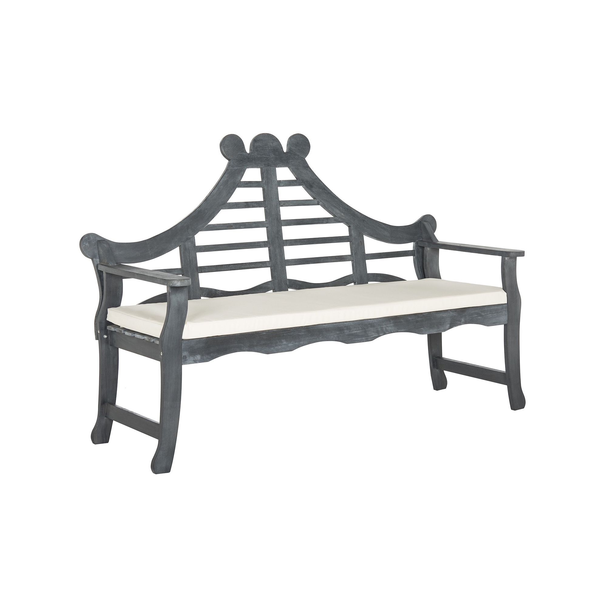 Safavieh Azusa Indoor / Outdoor Bench, Ash Gray