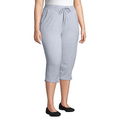 Plus Size Just My Size French Terry Capris 