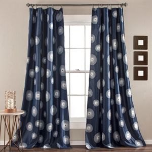 Lush Decor 2 Pack Universe Room Darkening Window Curtains