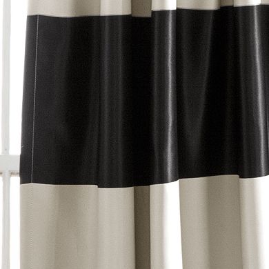 Lush Decor 2-pack Montego Wide Stripe Blackout Window Curtains