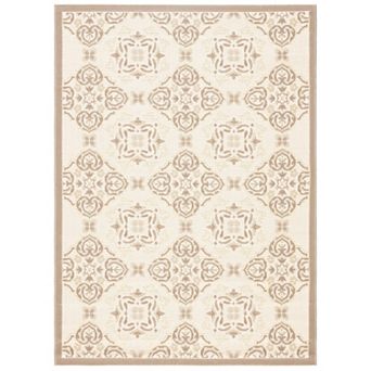 Safavieh Courtyard Windsor Medallion Indoor Outdoor Rug