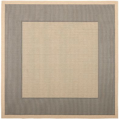 Safavieh Courtyard Natura Framed Indoor Outdoor Rug