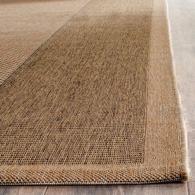 Safavieh Courtyard Natura Framed Indoor Outdoor Rug