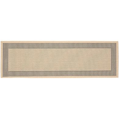 Safavieh Courtyard Natura Framed Indoor Outdoor Rug