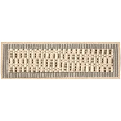 Safavieh Courtyard Natura Framed Indoor Outdoor Rug