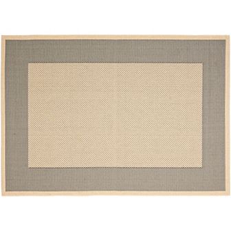 Safavieh Courtyard Natura Framed Indoor Outdoor Rug