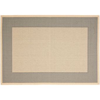 Safavieh Courtyard Natura Framed Indoor Outdoor Rug