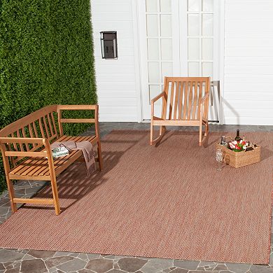 Safavieh Courtyard Palm Beach Chevron Indoor Outdoor Rug