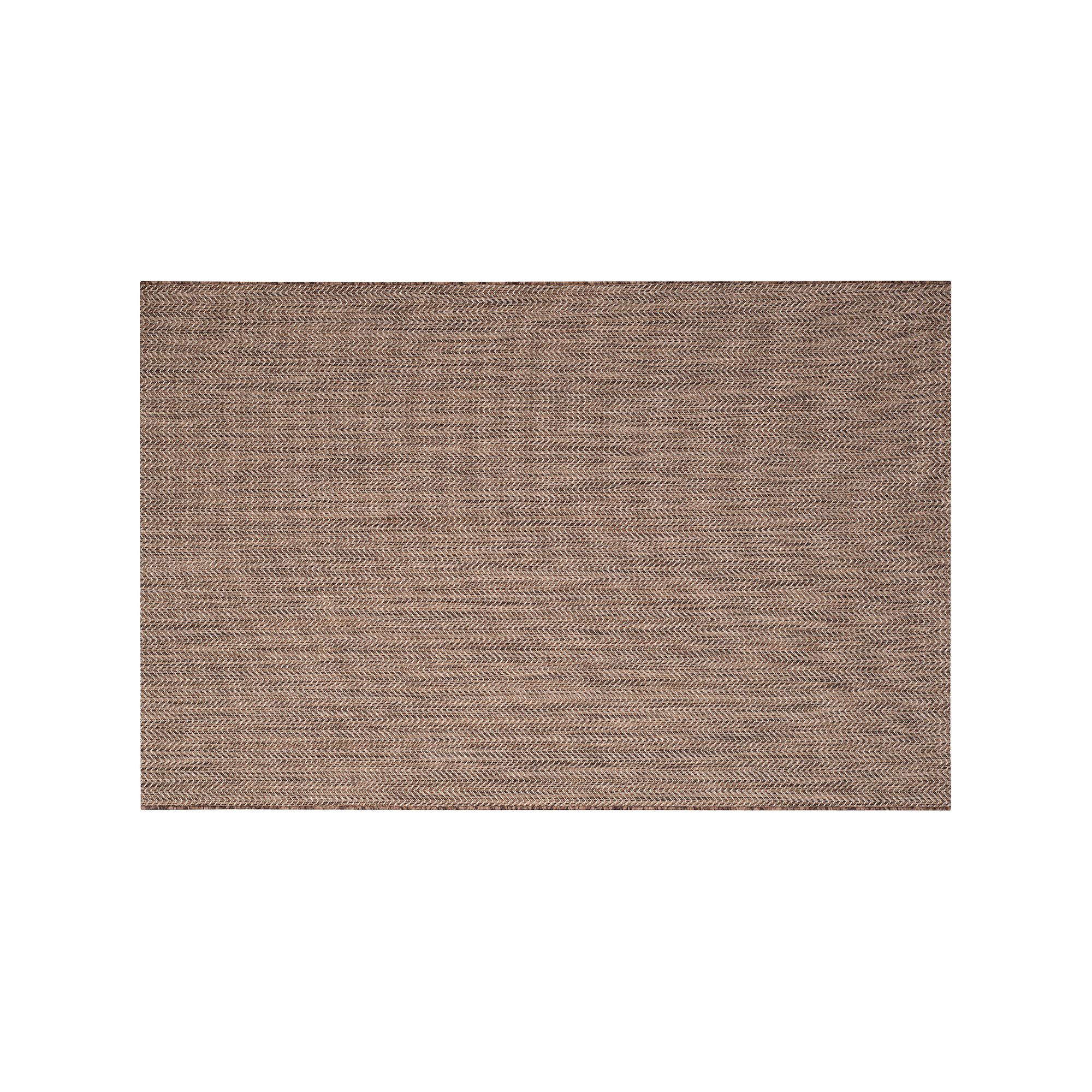 Safavieh Courtyard Palm Beach Chevron Indoor Outdoor Rug, Brown Beige