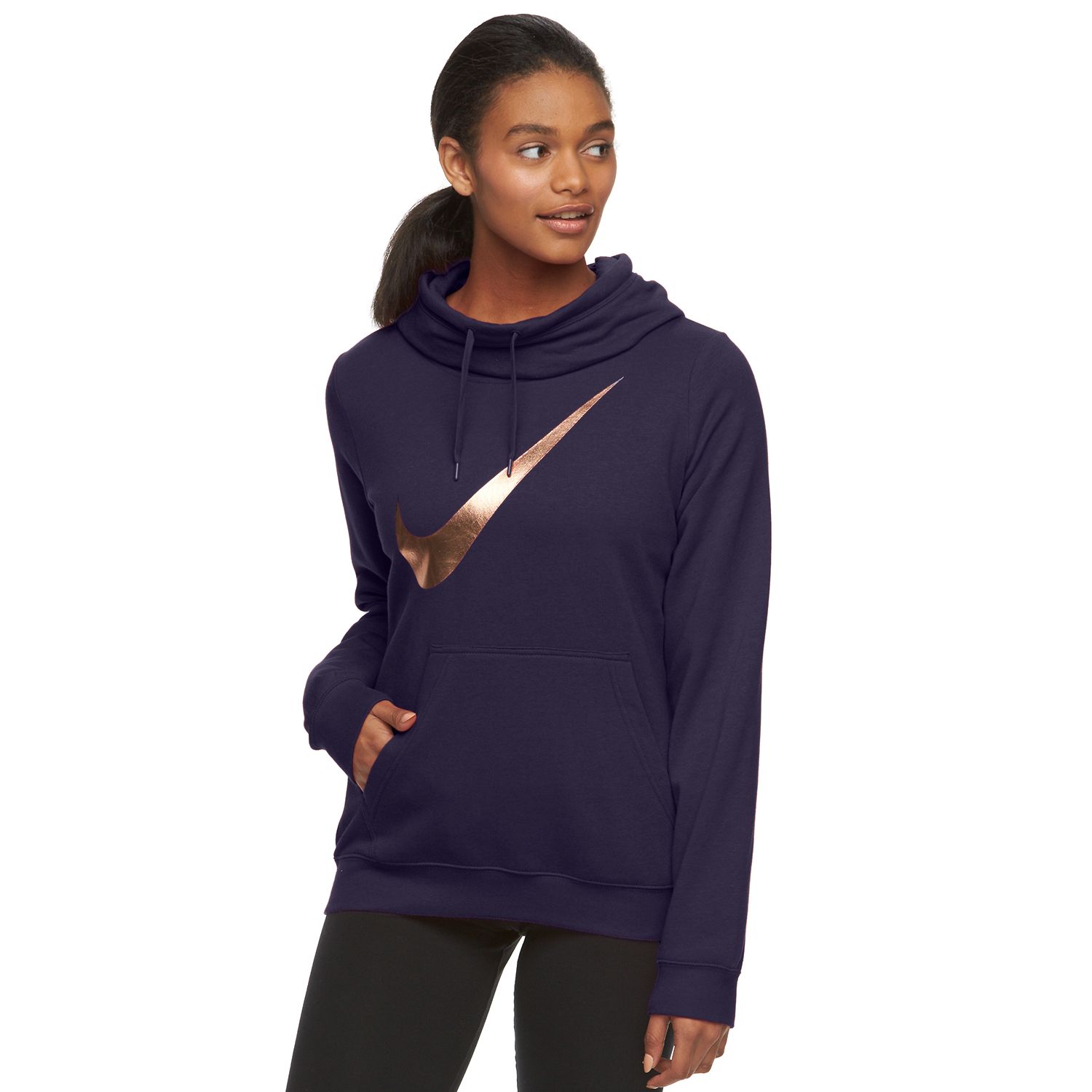 nike cowl neck hoodie kohls