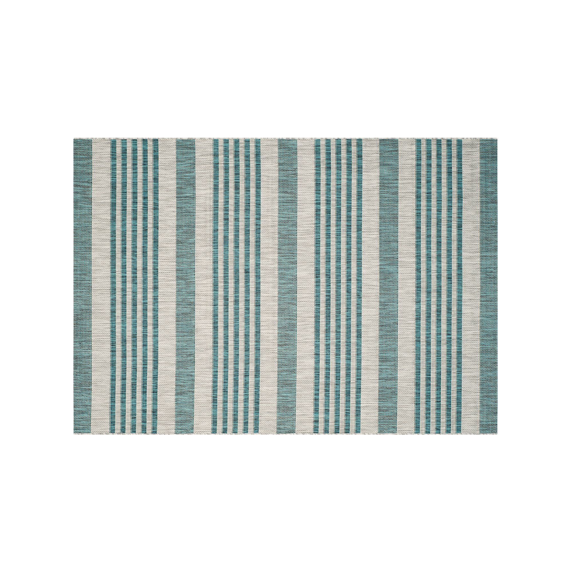 Safavieh Courtyard Bands Striped Indoor Outdoor Rug, Gray Blue