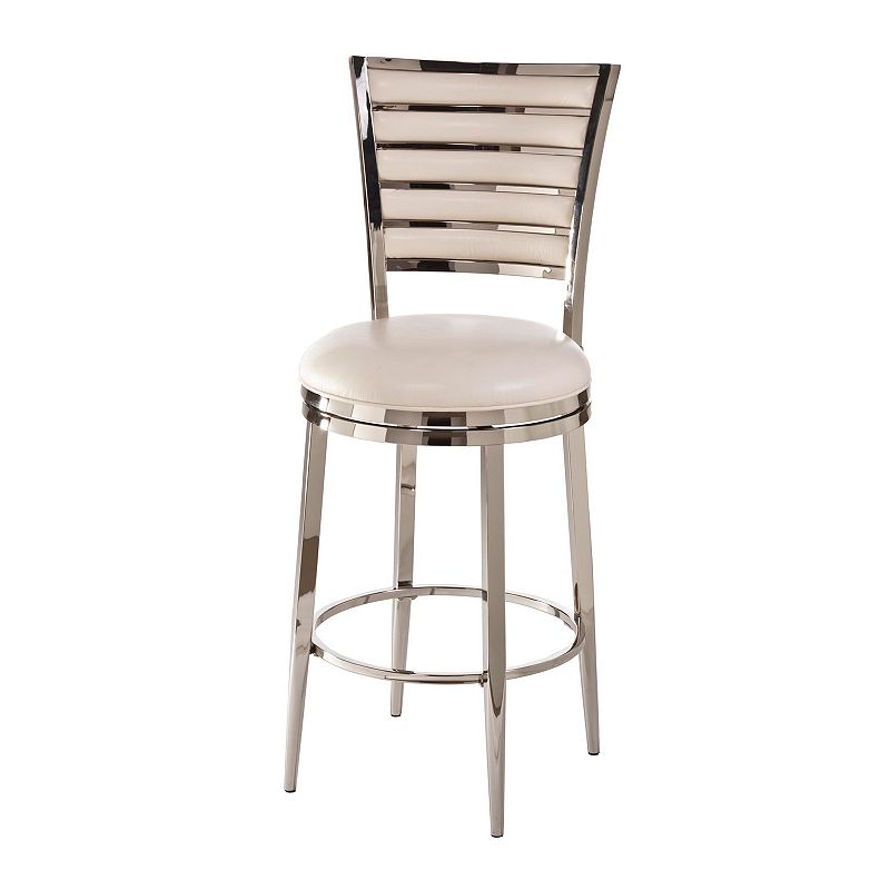 Hillsdale Furniture Rouen Swivel Bar Stool, Grey