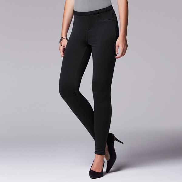 Vera Wang Leggings Black Size M - $7 (80% Off Retail) - From Gaby