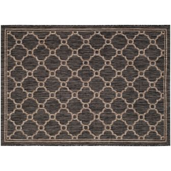 Safavieh Courtyard Irongate Lattice Indoor Outdoor Rug