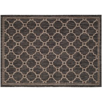 Safavieh Courtyard Irongate Lattice Indoor Outdoor Rug