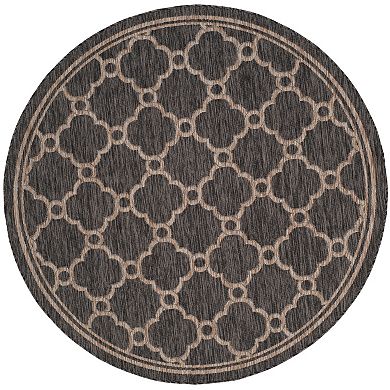 Safavieh Courtyard Irongate Lattice Indoor Outdoor Rug