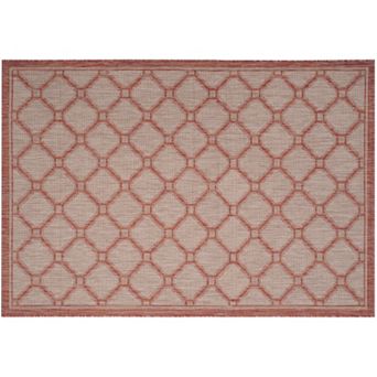 Safavieh Courtyard Palisade Trellis Indoor Outdoor Rug