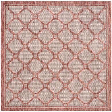 Safavieh Courtyard Palisade Trellis Indoor Outdoor Rug
