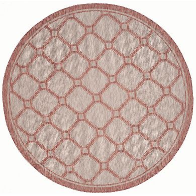 Safavieh Courtyard Palisade Trellis Indoor Outdoor Rug