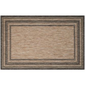 Safavieh Courtyard Kensington Framed Indoor Outdoor Rug