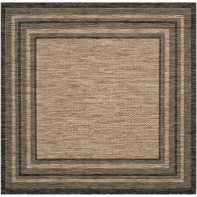 Safavieh Courtyard Kensington Framed Indoor Outdoor Rug