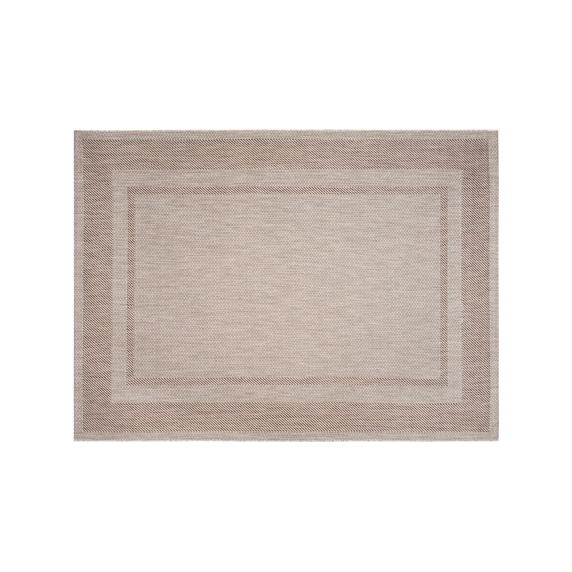 Safavieh Courtyard Ellington Framed Indoor Outdoor Rug, Beige Brown