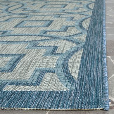 Safavieh Courtyard Metropolitan Geometric Indoor Outdoor Rug