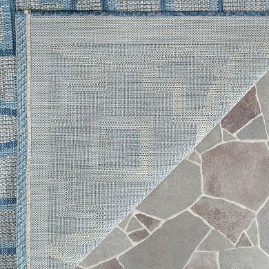 Safavieh Courtyard Metropolitan Geometric Indoor Outdoor Rug