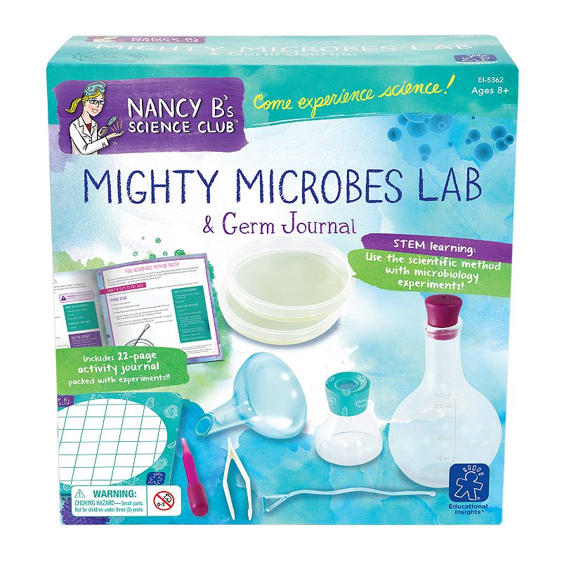 Educational Insights Nancy Bs Science Club Mighty Microbes Lab & Germ Jour