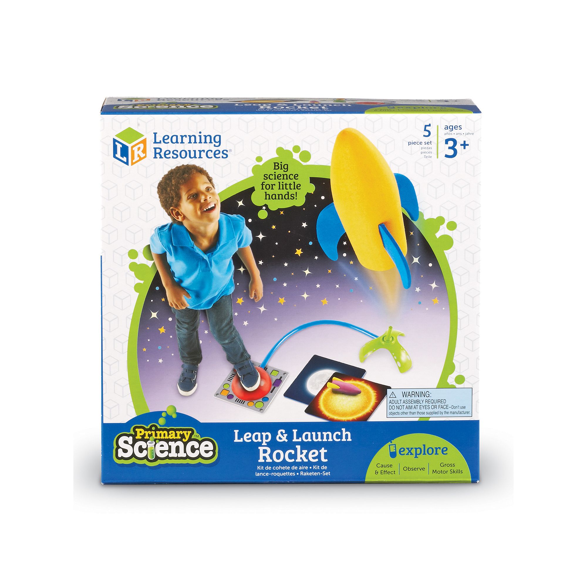 Learning Resources Primary Science Leap & Launch Rocket, Multicolor