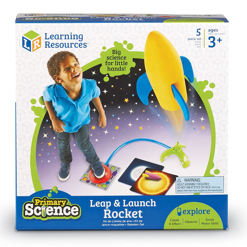 Learning Resources Primary Science Leap & Launch Rocket, Multicolor
