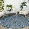 Safavieh Courtyard Labyrinth Lattice Indoor Outdoor Rug
