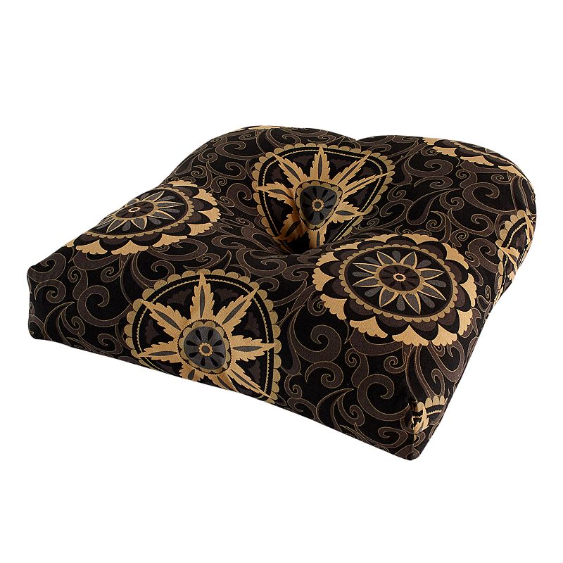 UPC 618240025525 product image for Terrasol Outdoor Patio Chair Cushion, Black | upcitemdb.com