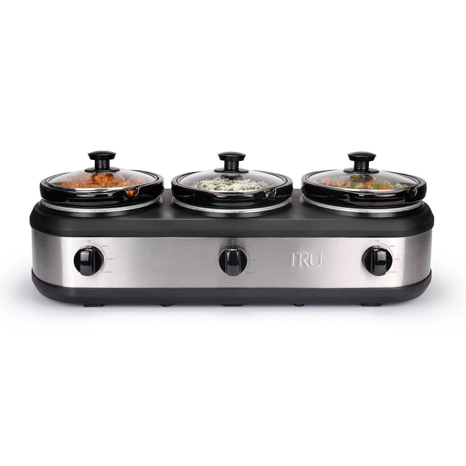 Slow Cooker, Dual and Triple Slow Cooker Buffet Server Multiple Pot Food  Warmer