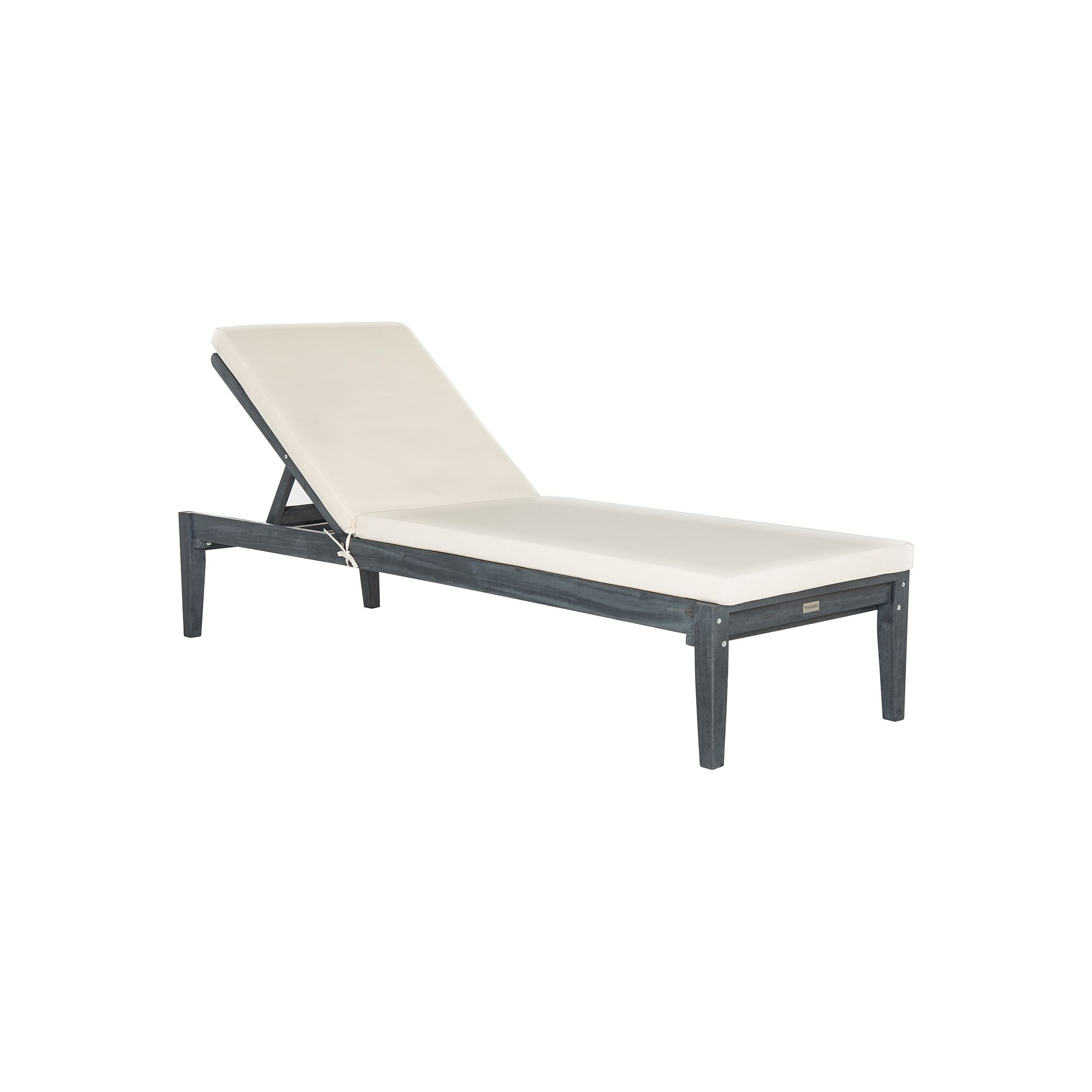 Safavieh Montclair Indoor / Outdoor Chaise Lounge Chair, Ash Gray