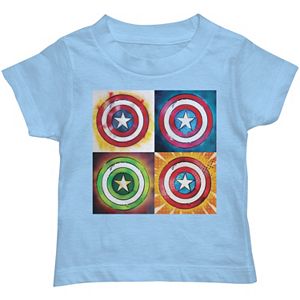 Toddler Boy Marvel Captain America Pop Art Tee