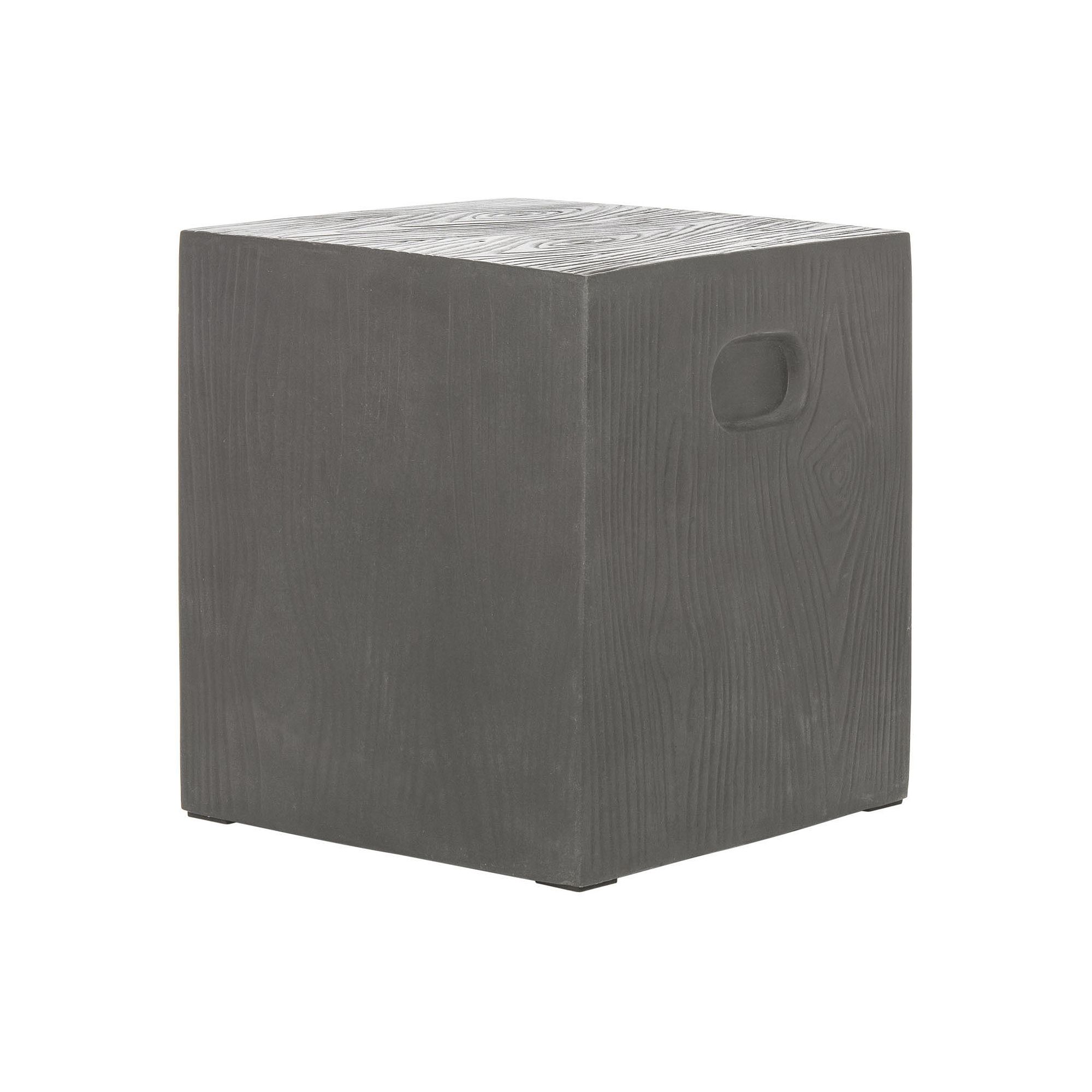 Safavieh Cube Accent End Table, Grey