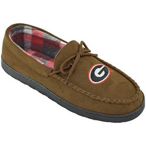 Men's Georgia Bulldogs Microsuede Moccasins