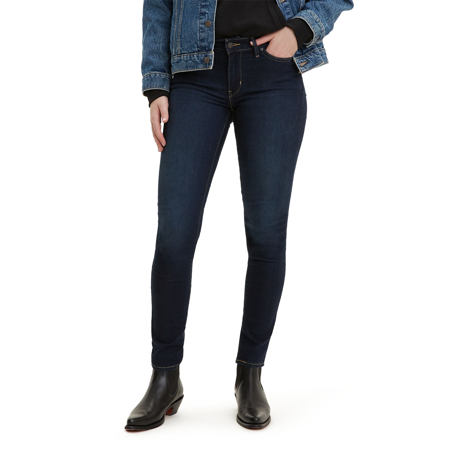 womens levis 711 skinny jeans