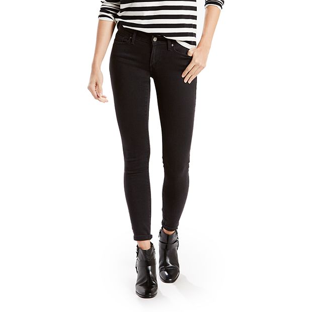 711™ Double-button Skinny Jeans - Black