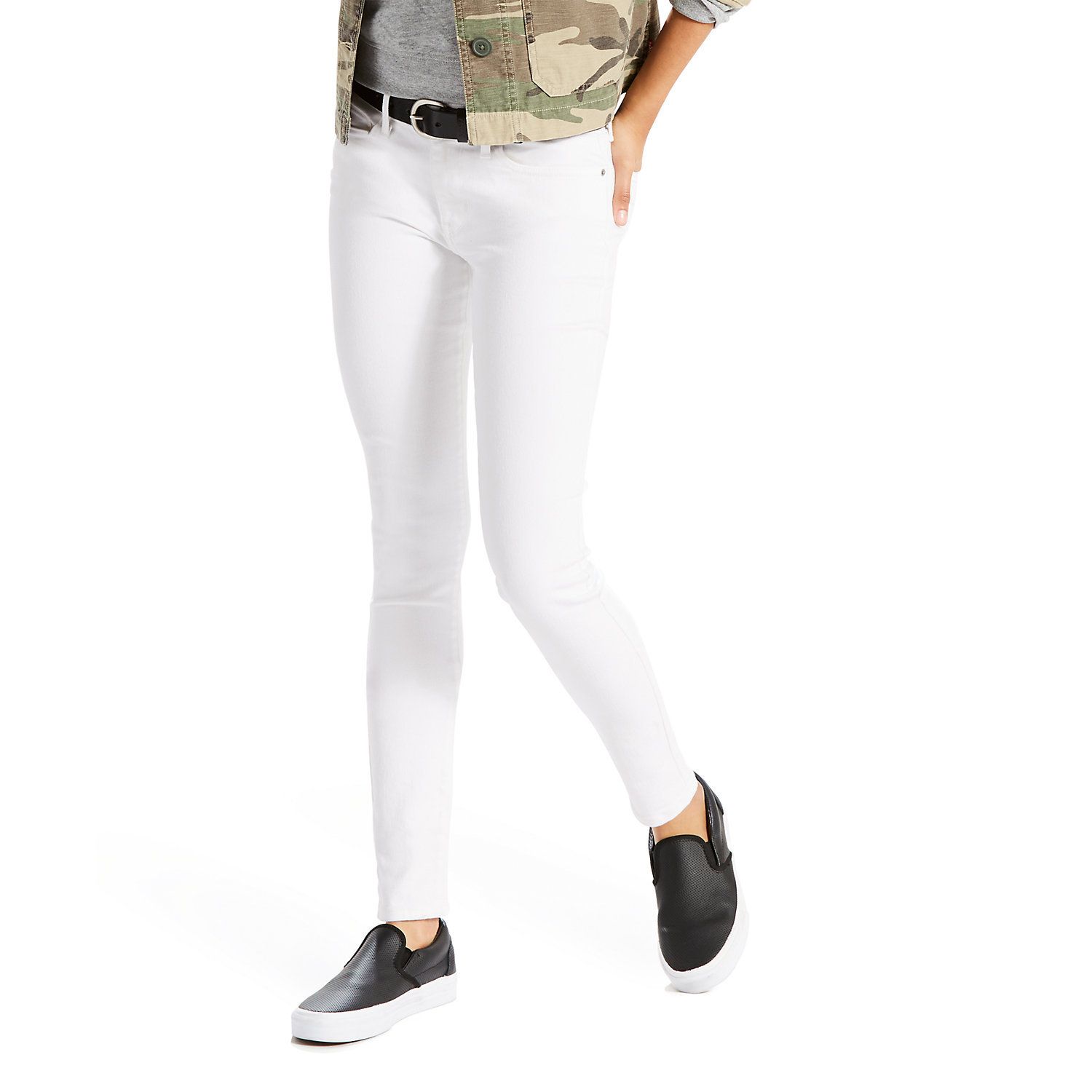 kohls womens white jeans