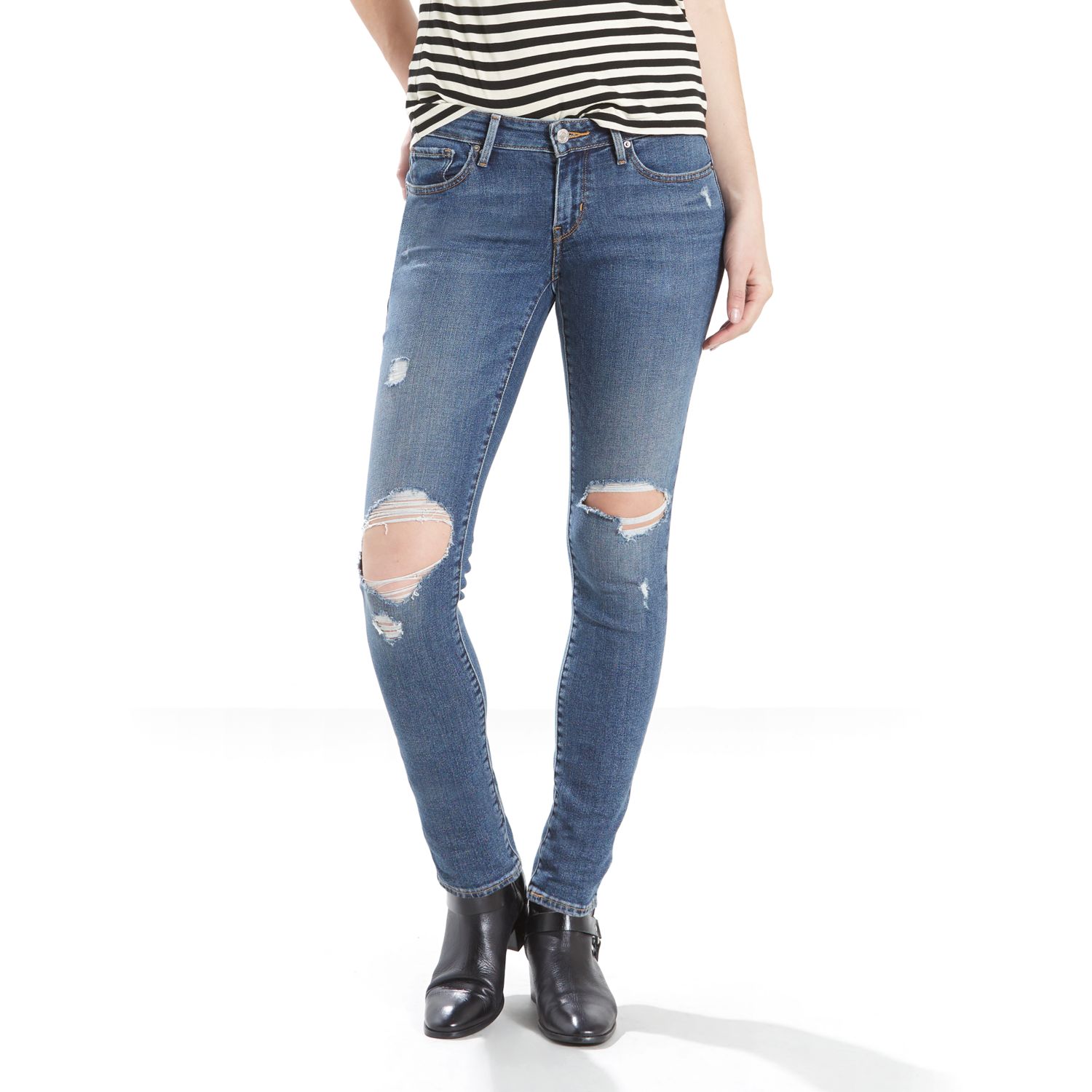 levi's curvy fit skinny jeans