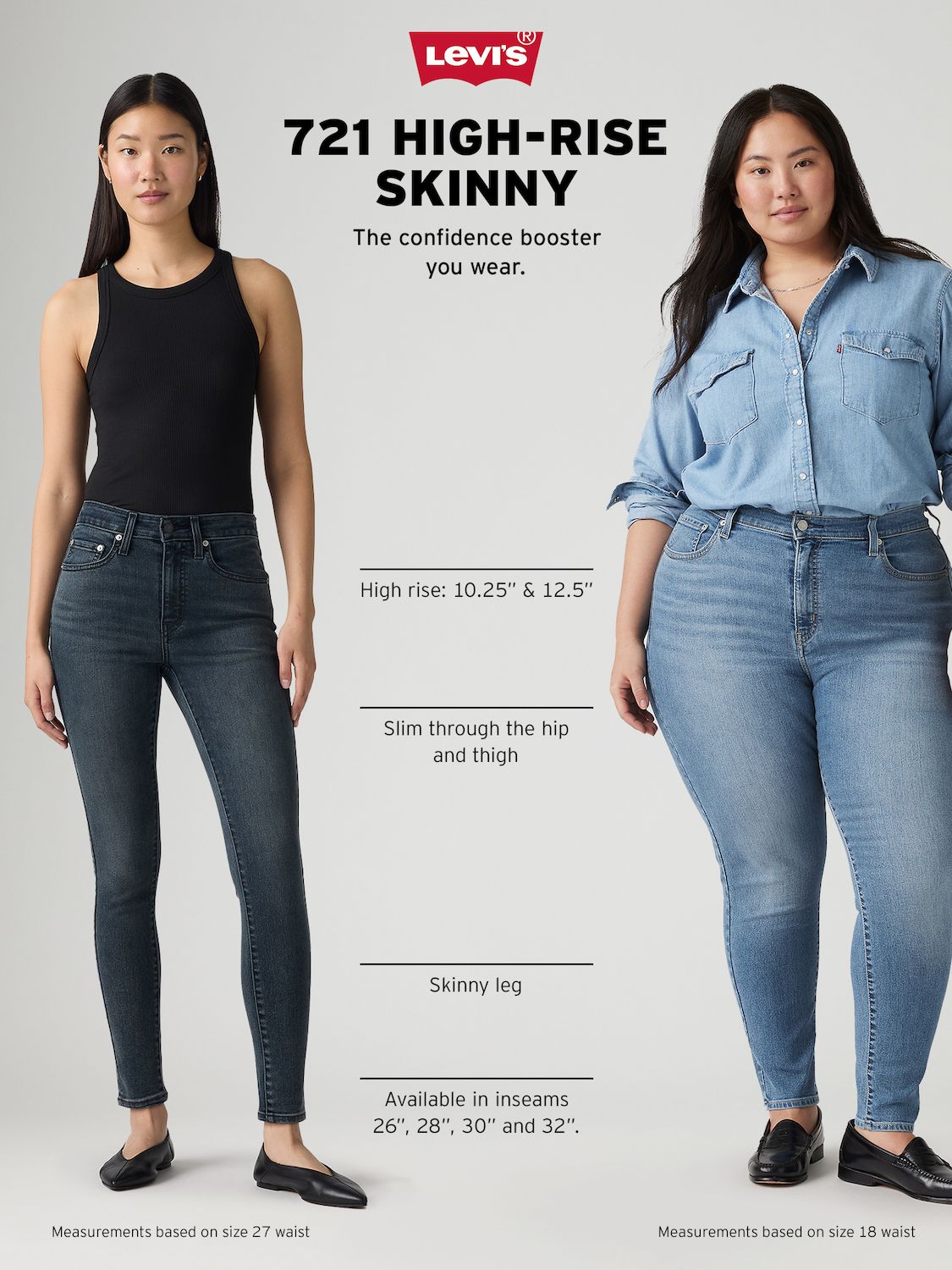 levi's 721 high rise skinny women's jeans