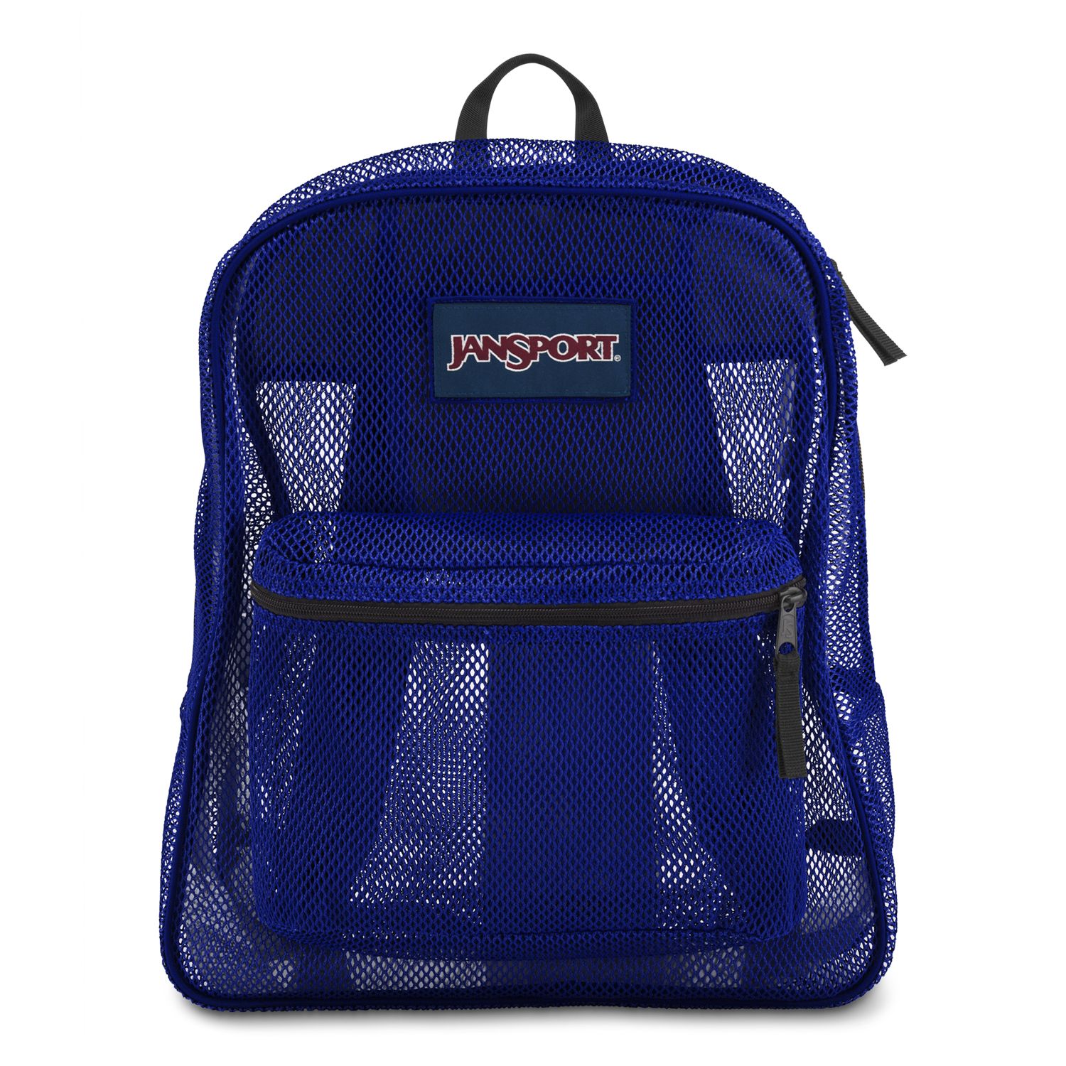 jansport black mesh backpack